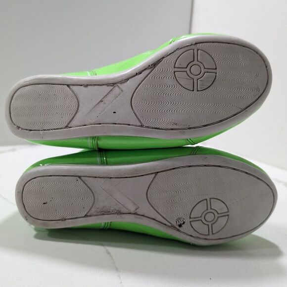 Ringside Diablo Boxing wrestling leather Shoes neon Green size 5 . Breathable - Picture 13 of 13